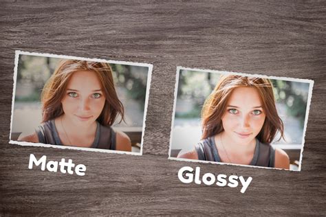 glossy vs matte photos walmart