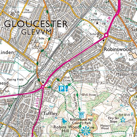 gloucester cheltenham and stroud explorer maps 179 os explorer map Kindle Editon