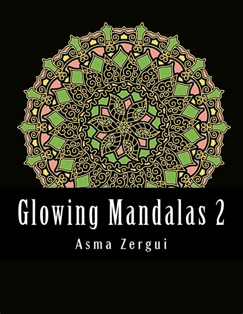 glowing mandalas 2 adult coloring book with black pages adult coloring book volume 2 Kindle Editon