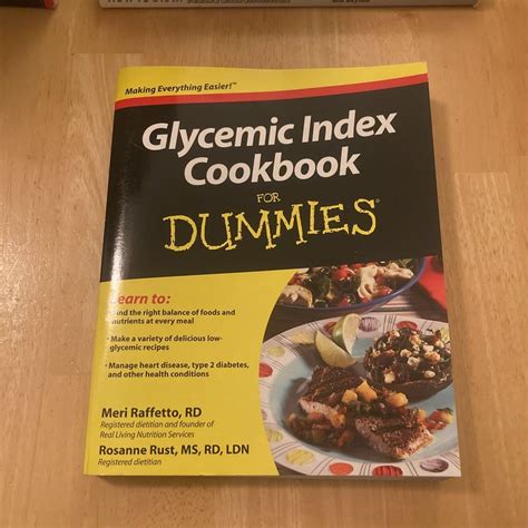 glycemic index cookbook for dummies Kindle Editon