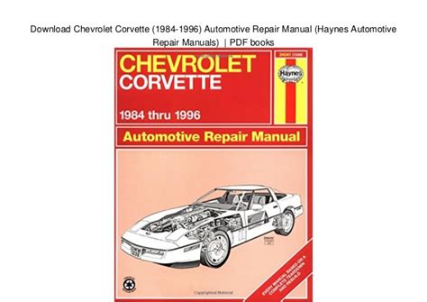gm manual download corvette Reader