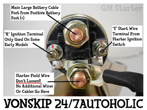 gm starter solenoid connection diagram pdf PDF