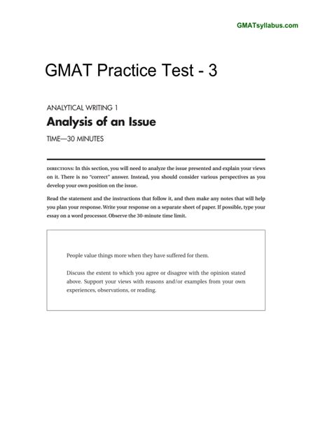 gmat sample paper 2014 Reader