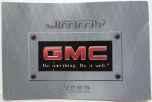 gmc 2000 jimmy owners manual Doc