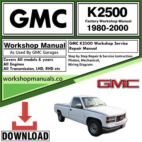 gmc k2500 repair manual PDF