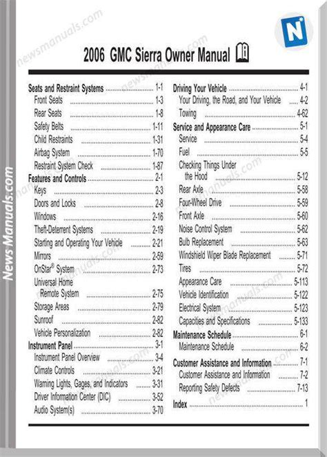 gmc sierra 2006 manual audio system Doc