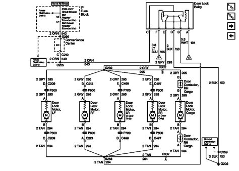 gmc sierra door lock diagram PDF