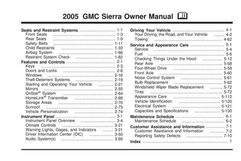 gmc truck owners manuals free Doc