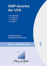 gmp gesetze usa kleiner gmp berater band Epub