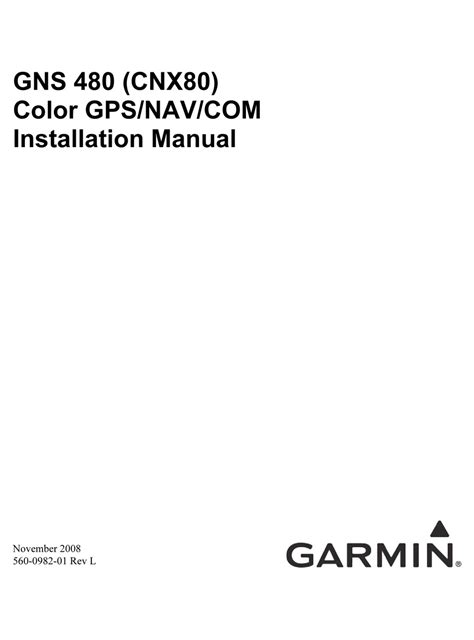 gns 480 installation manual Kindle Editon