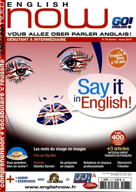 go english now na 67 avril mai 2013 pdf french Epub
