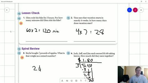 go math homework grade 4 answers Doc
