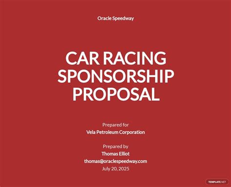 go-kart-sponsorship-proposals-templates Ebook PDF