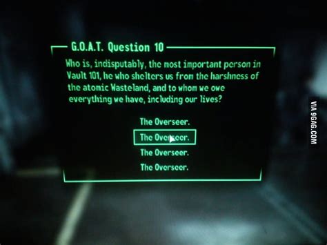 goat test answers fallout 3