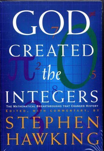 god created the integers the mathematical breakthroughs that changed history Doc