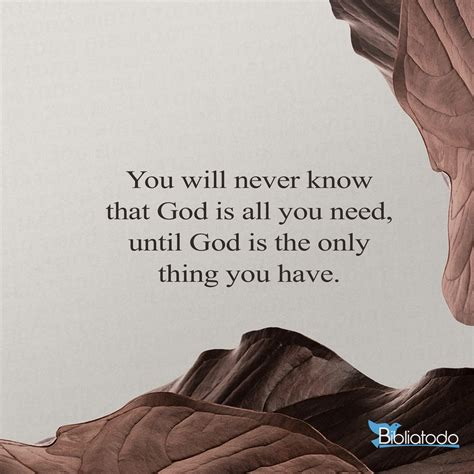 god is with you that is all you need Doc