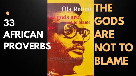 gods are not to blame proverbs Epub