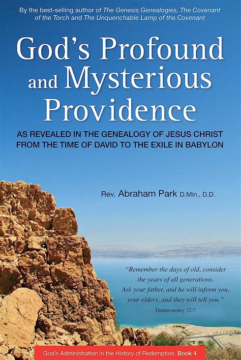 gods profound and mysterious providence as revealed in the genealogy of jesus christ from the time of david Reader