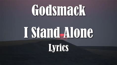 godsmack i stand alone lyrics