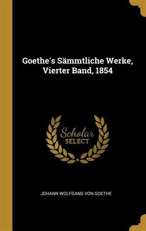 goethes werke vierter band PDF