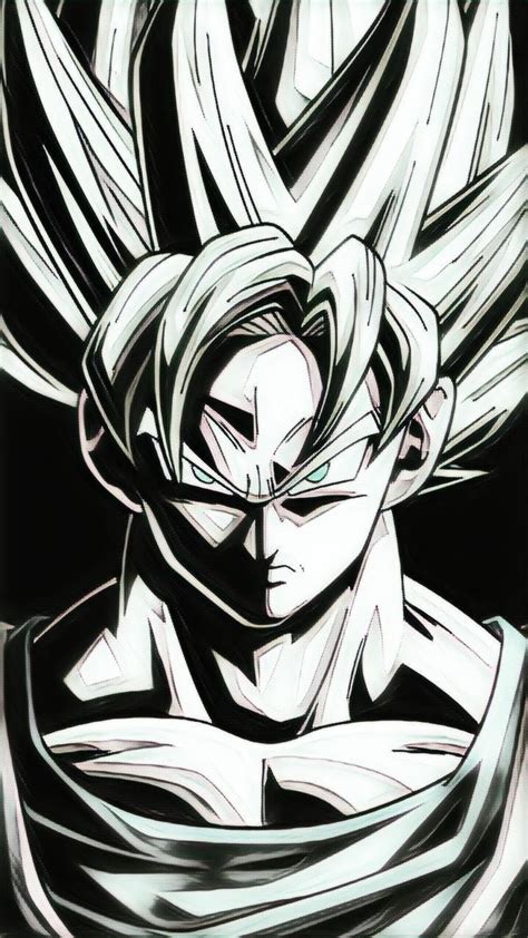 goku black white