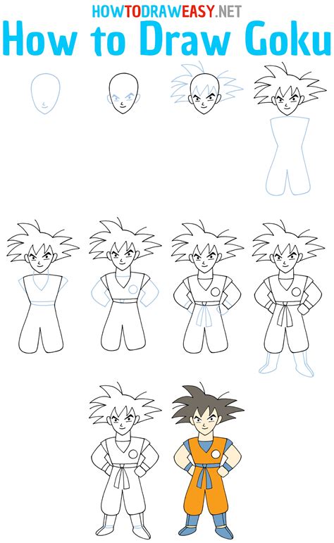 goku how to draw