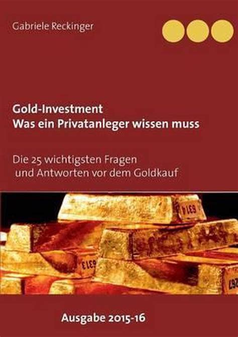 gold investment was privatanleger wissen muss PDF