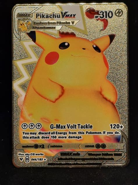 gold pikachu pokemon cards