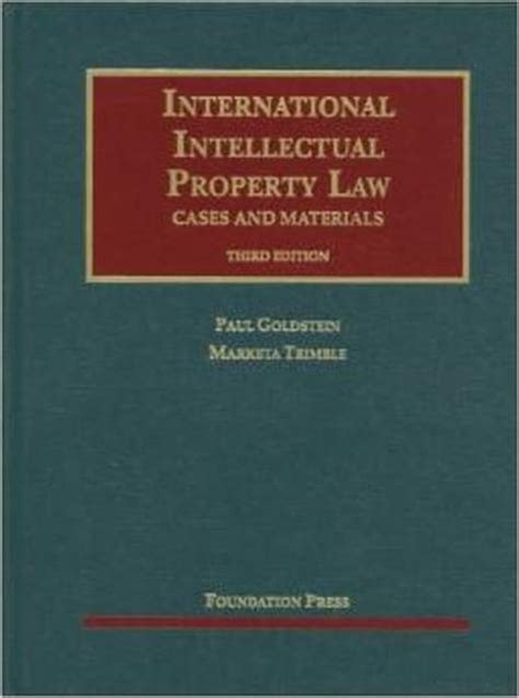 goldstein international intellectual property Kindle Editon