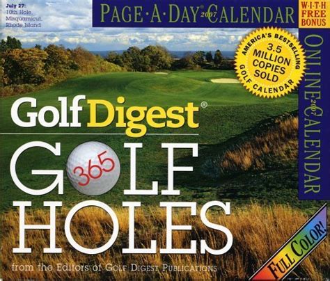golf digest 365 golf holes calendar 2006 Epub