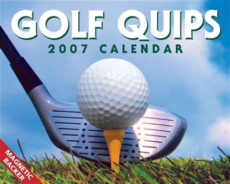 golf quips 2007 mini day to day calendar Doc