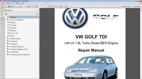 golf tdi owners manual PDF