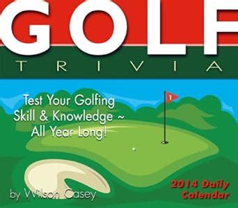 golf trivia 2014 boxed or daily calendar PDF