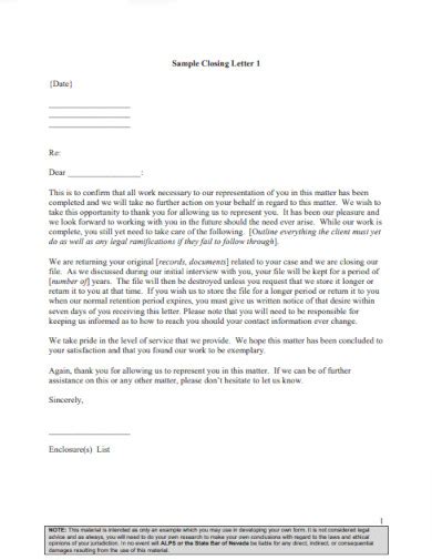 good closings for papers PDF