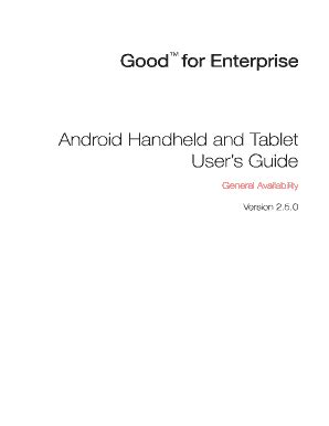 good for enterprise android handheld and tablet user39s PDF