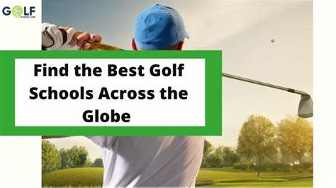 good golf schools