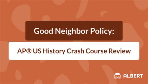 good neighbor policy apush