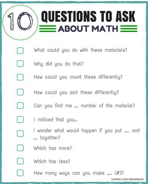 good questions for math teaching why ask them and what to ask k 6 Doc