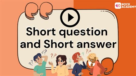 good short answer questions Kindle Editon