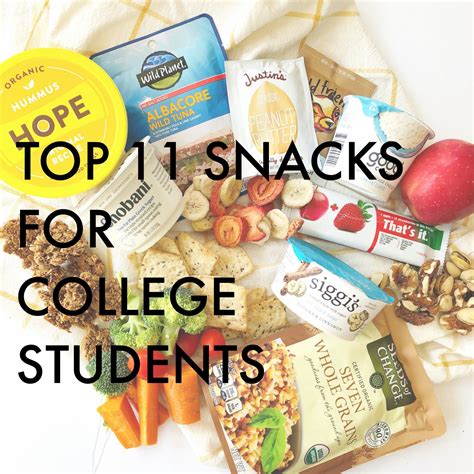 good snacks for college