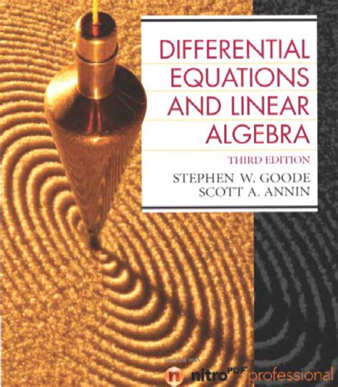 goode differential equations and linear algebra pdf download 3rd Kindle Editon