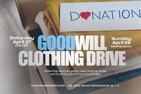 goodwill clothing drive information package Epub