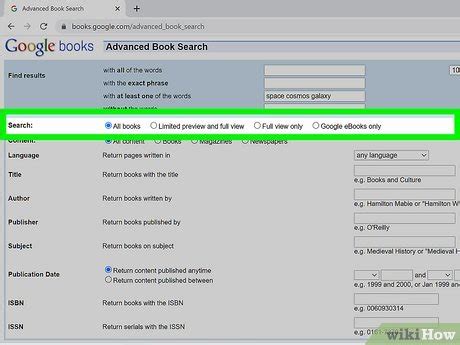 google advanced book search PDF