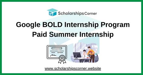google bold internship program