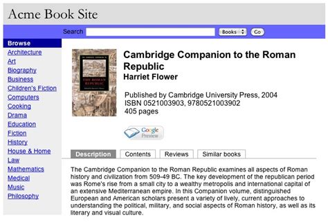 google preview books Reader