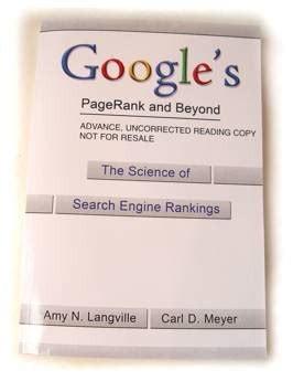 googles pagerank and beyond the science of search engine rankings Epub