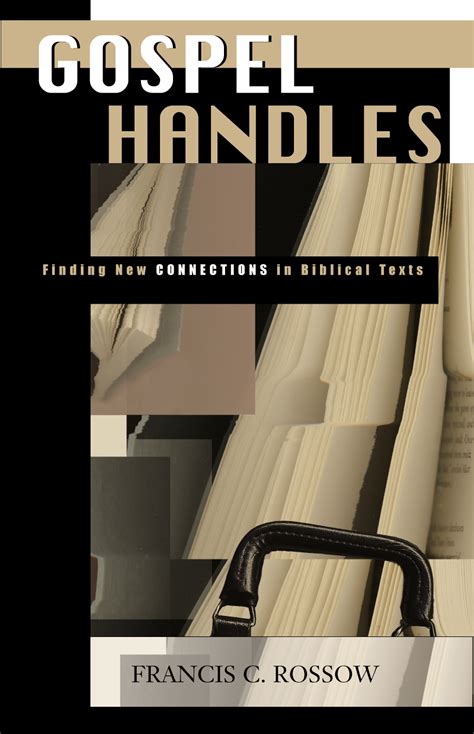 gospel handles finding new connections in biblical texts Epub