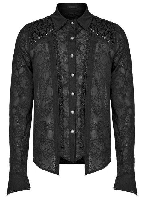 gothic button up shirts