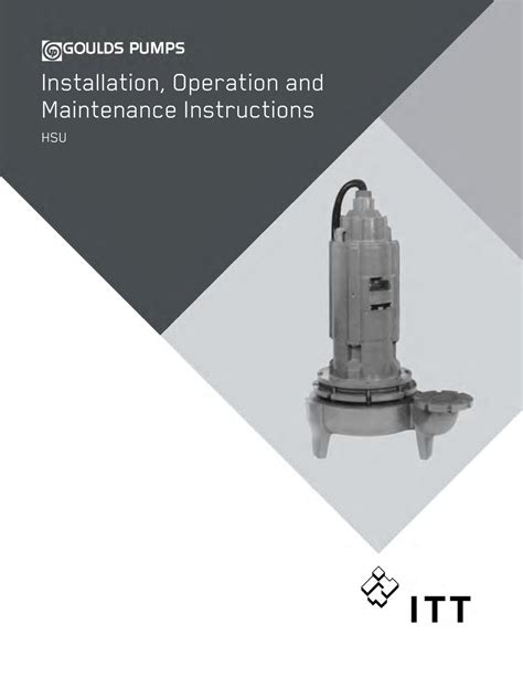 goulds pumps installation operation maintenance instructions Kindle Editon