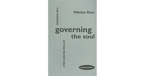 governing the soul the shaping of the private self paperback Doc